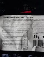 Fève équatoriale noir 55%