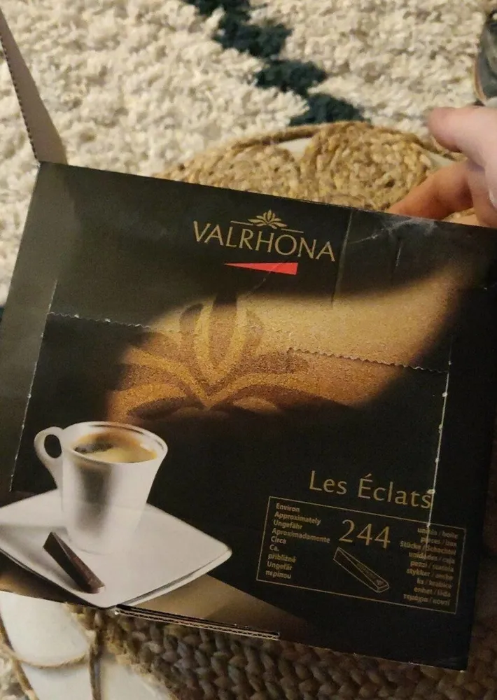 Valrhona Schokoladen-stäbchen Eclat Lacte, Vollmilch, 39% Kakao