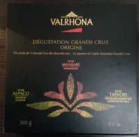 52 Carrés De Chocolat Noir Grands Crus Origine
