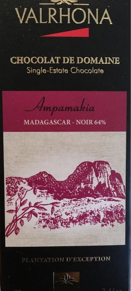 Tablette Ampamakia Chocolat Noir De Domaine