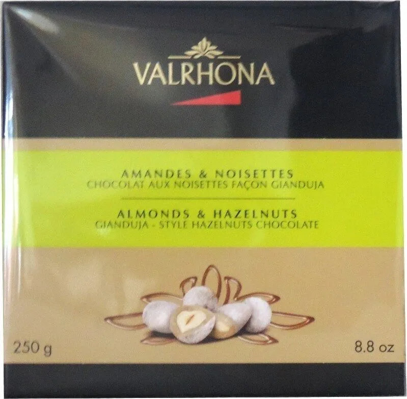 Valrhona - Amandes & Noisettes - Chocolat Gianduja