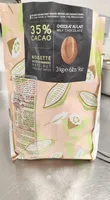 Valrhona Azelia, Haselnuss Couverture, 35%, Callets