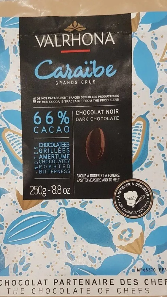Chocolat noir Caraïbe grands crus à pâtisser et à déguster