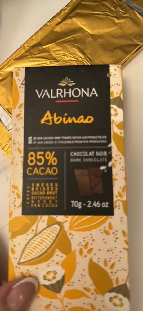 Chocolat noir 85% Abinao