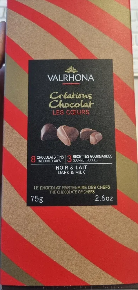 corazones de chocolate