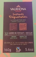 Instants dégustation 32 carrés de chocolat noir & lait