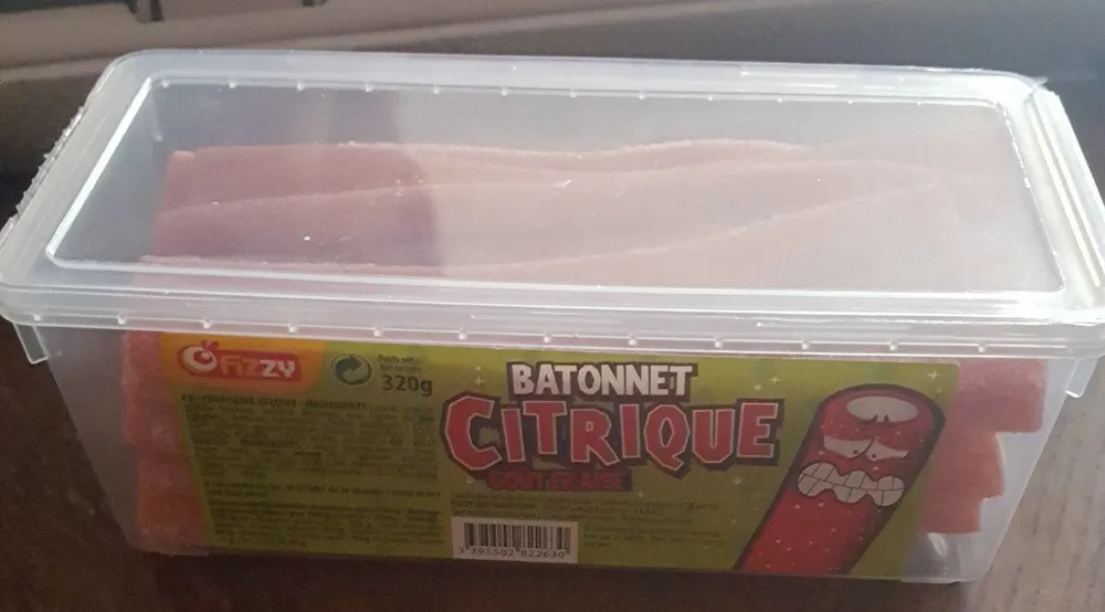 Bâtonnet citrique