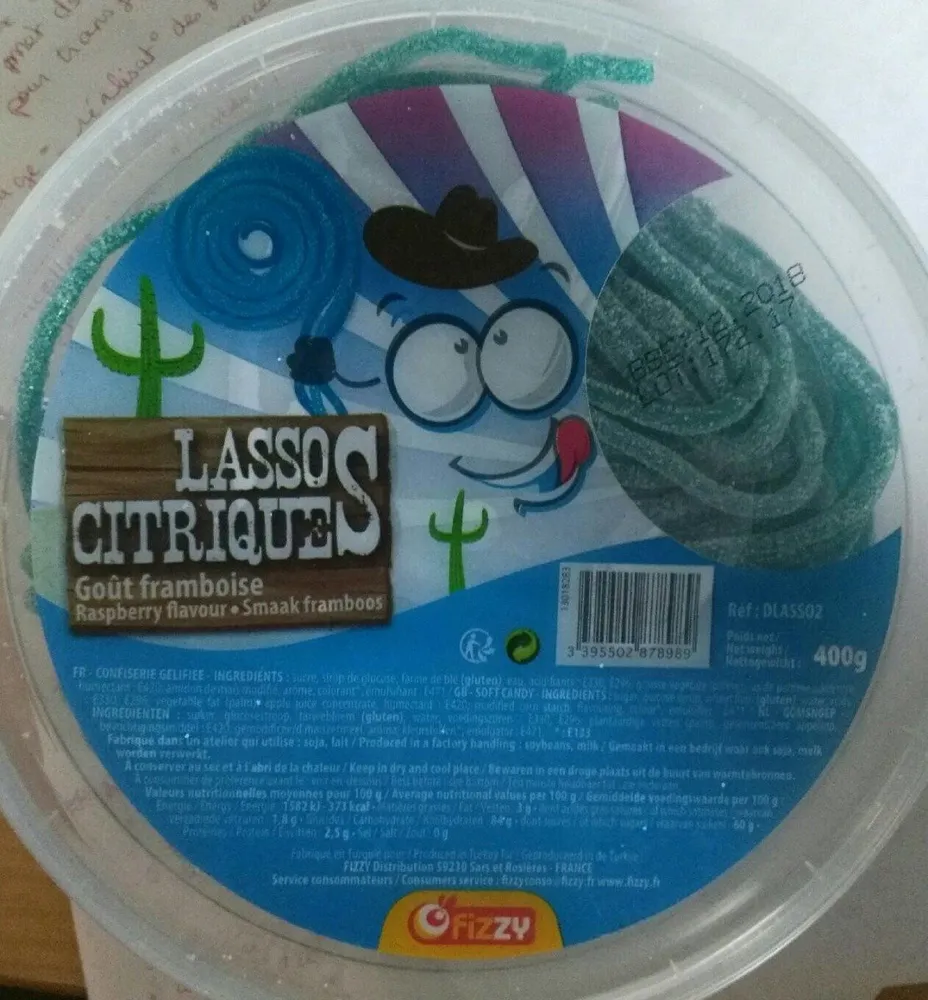 Lassos Citrique goût framboise