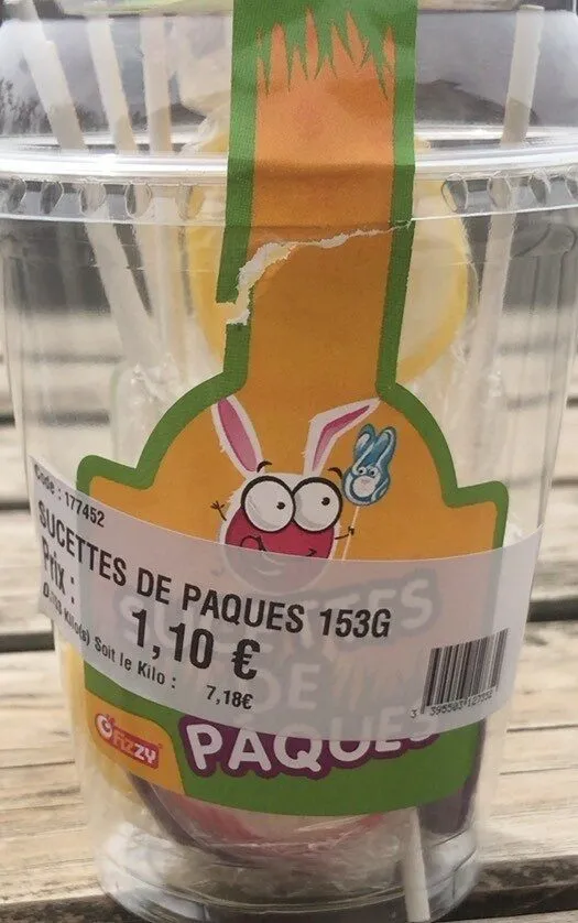 Sucettes de paques
