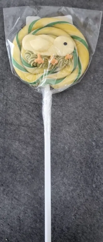 Sucette de sucre cuit