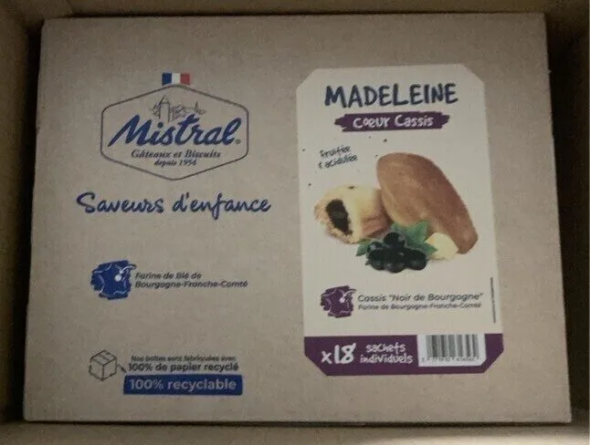 Madelaeine coeur cassis