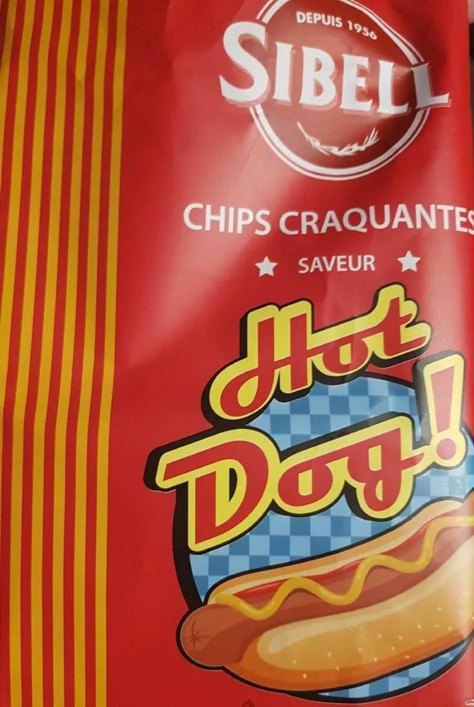 Chips craquantes saveur hot dog