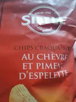 Chips craquantes au chèvre et piment d'espelette