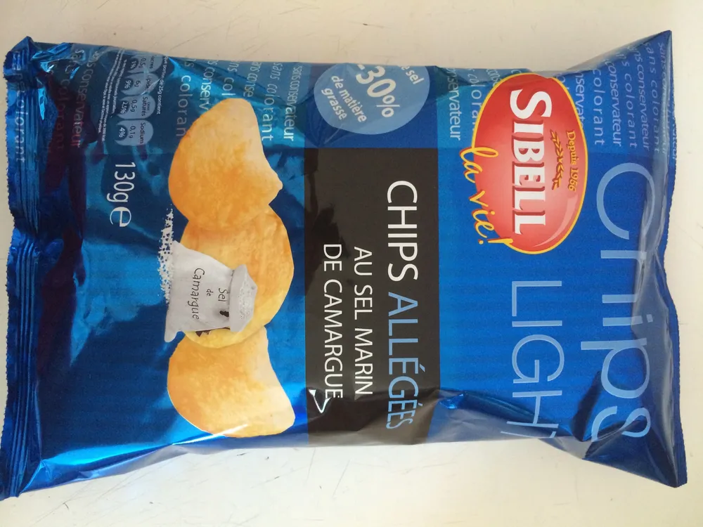 Chips allégée au sel marin de Camargue