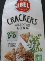CRACKERS aux lentilles et oignons