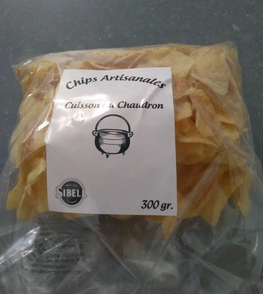 Chips artisanales cuisson au chaudron