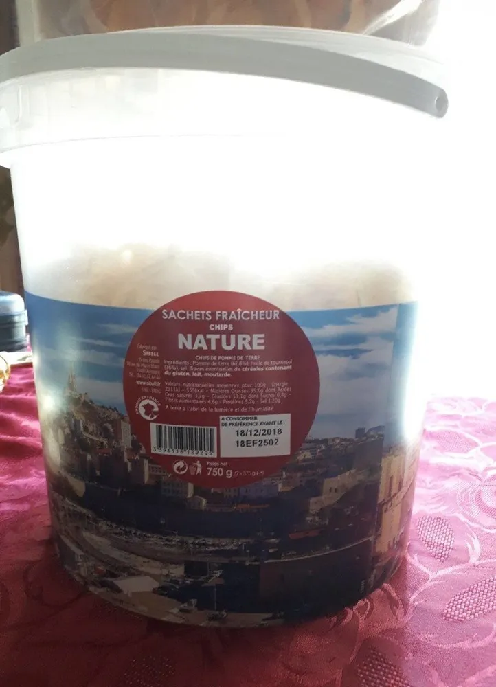 Sachets fraîcheur Chips nature