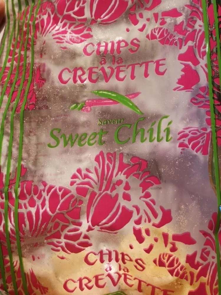 Chips à la crevette-Saveur Sweet Chilli
