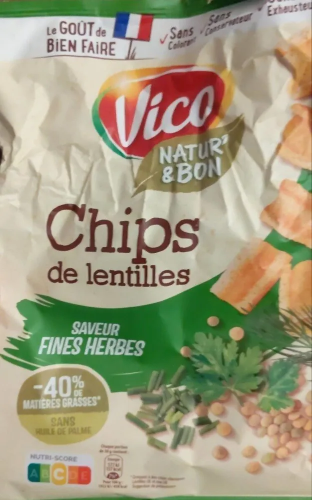 Chips de lentille