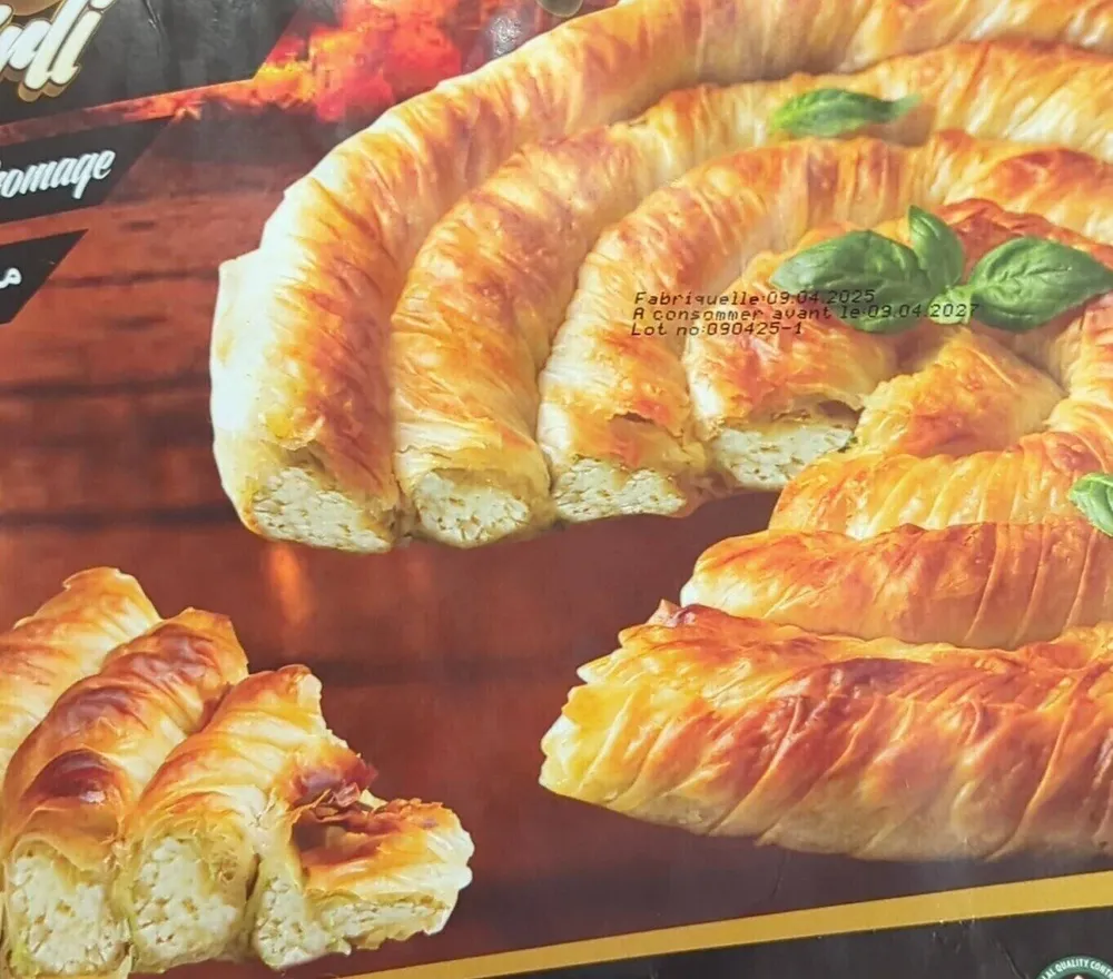 Feuilleté fourré au fromage