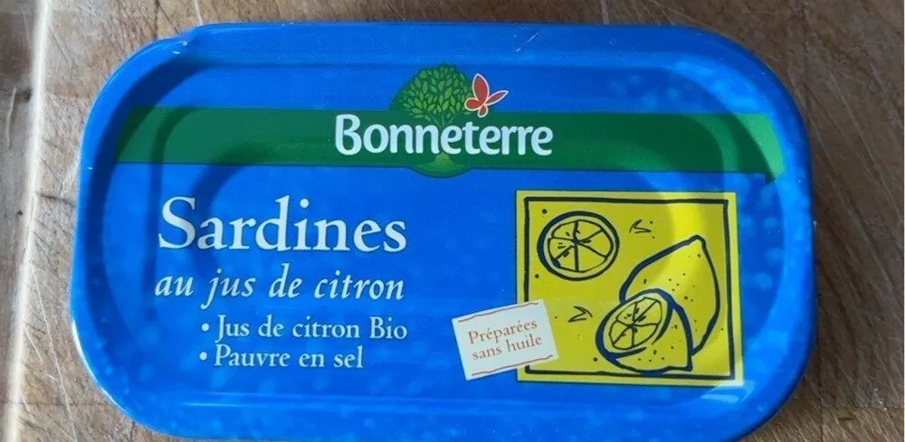 Sardines au jus de citron