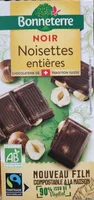 Chocolat noir noisettes entières