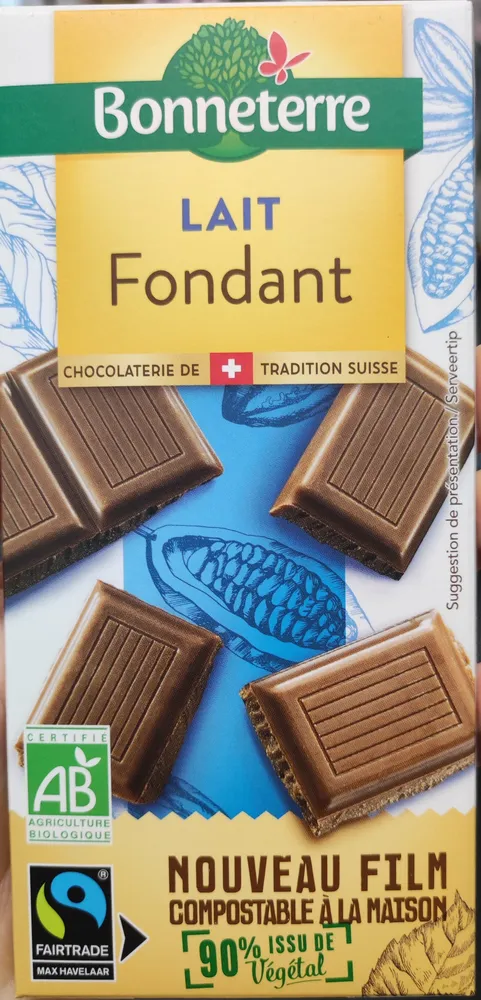 Chocolat lait fondant