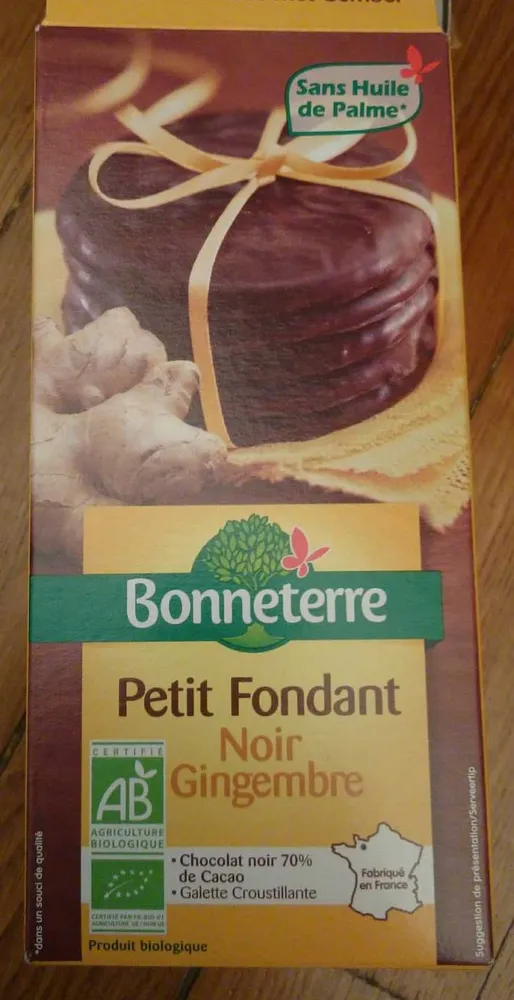 Petit Fondant Noir Gingembre