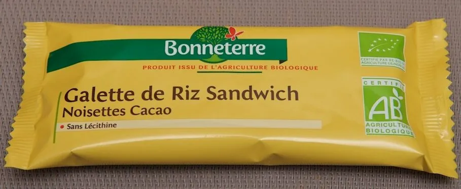 Galette de Riz Sandwich Noisettes Cacao