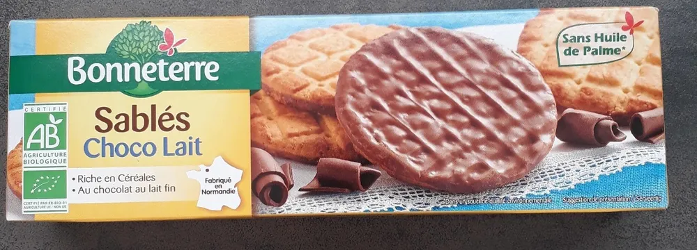 Sablés choco lait