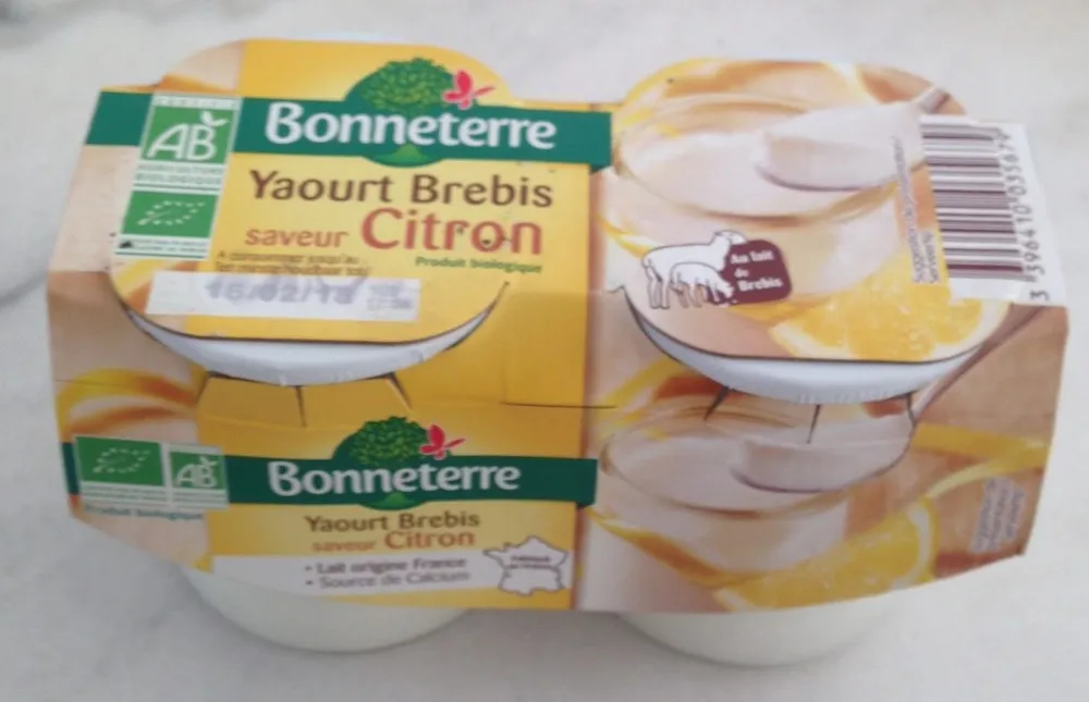 Yaourt Au Lait De Brebis Saveur Citron