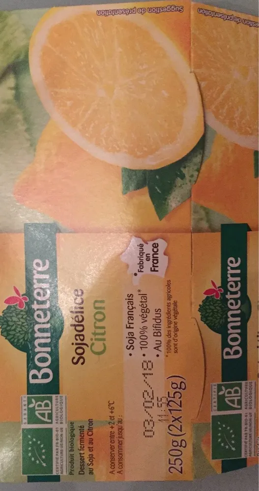 Sojadélice citron