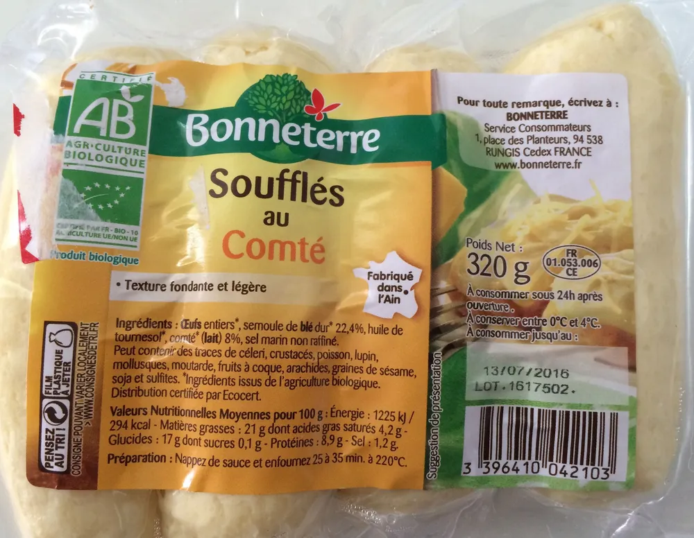 Soufflés au Comté