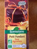Petit fondant noir agrumes