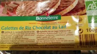 Galettes de riz chocolat au lait