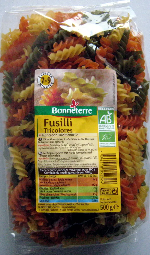 Fusilli Tricolores