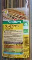 Spaghetti tricolores