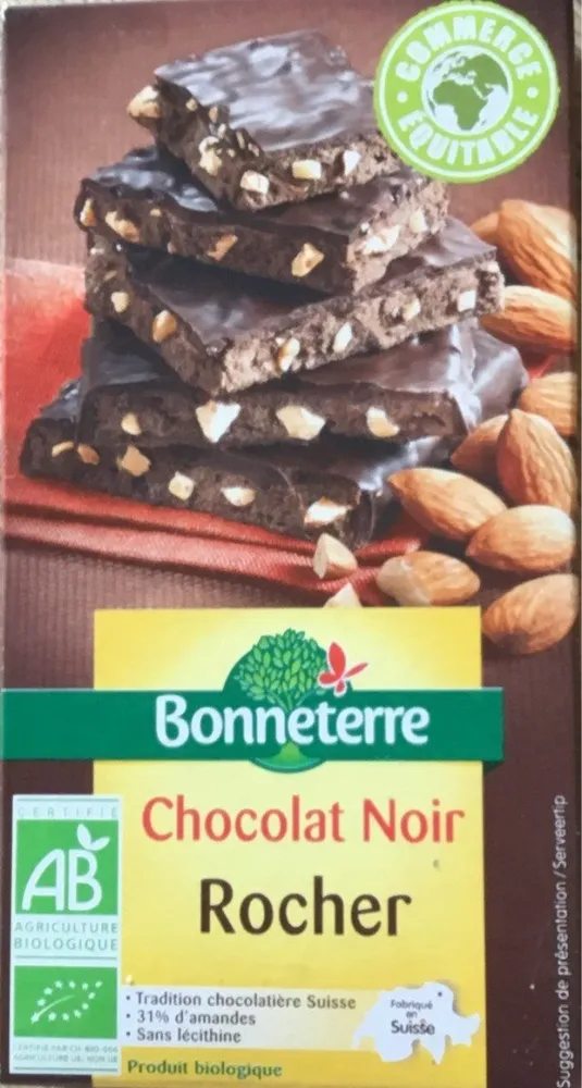 Chocolat noir rocher