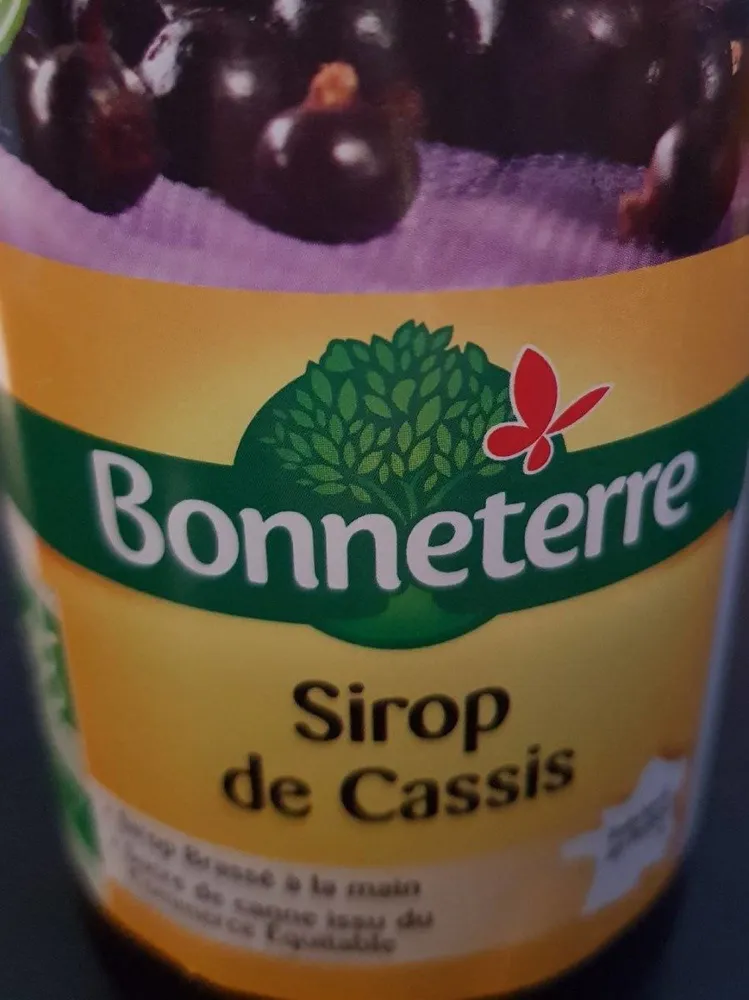 Sirop de cassis