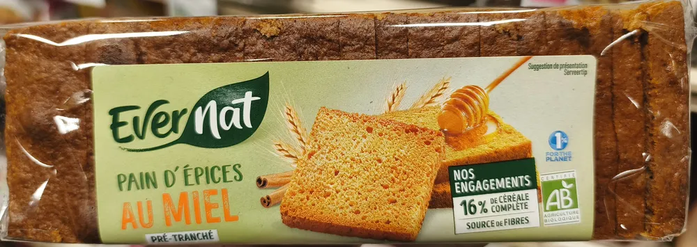 Pain d'Épice au Miel Prétranché