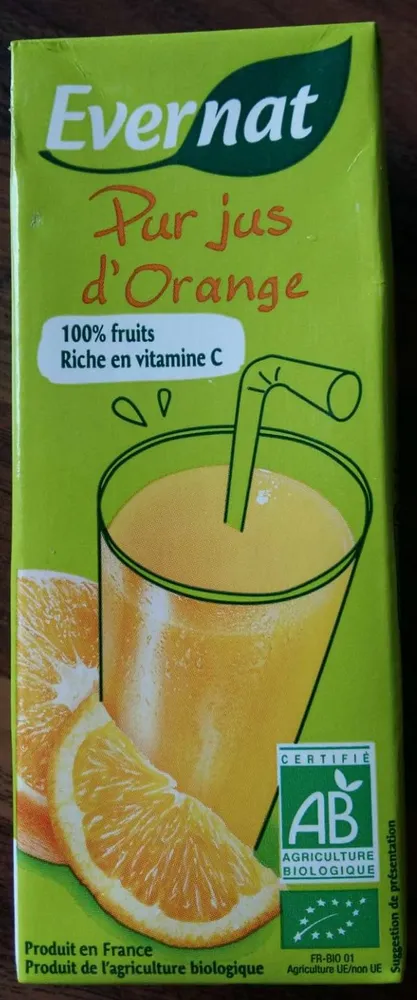 Pur jus d'orange