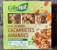 Barres cacahuètes amandes