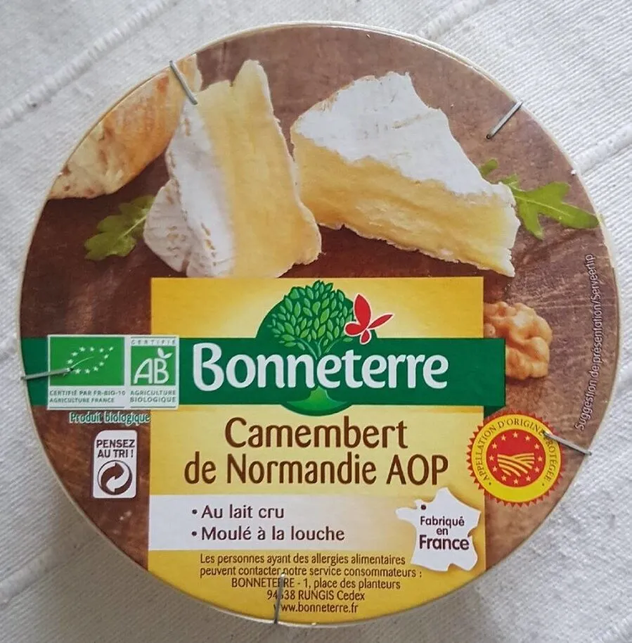 Camembert de Normandie AOP au lait cru AB