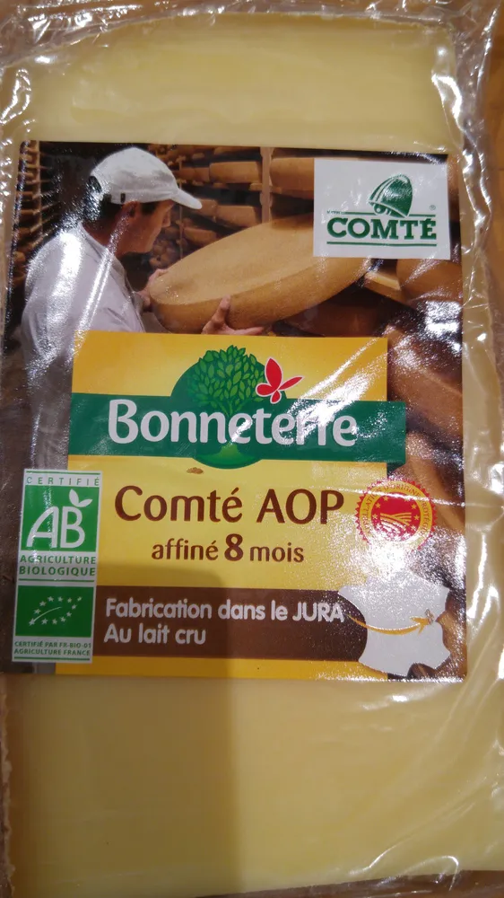 Comte Au Lait Cru Affine 8 Mois