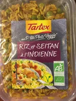 Riz et seitan à l'indienne