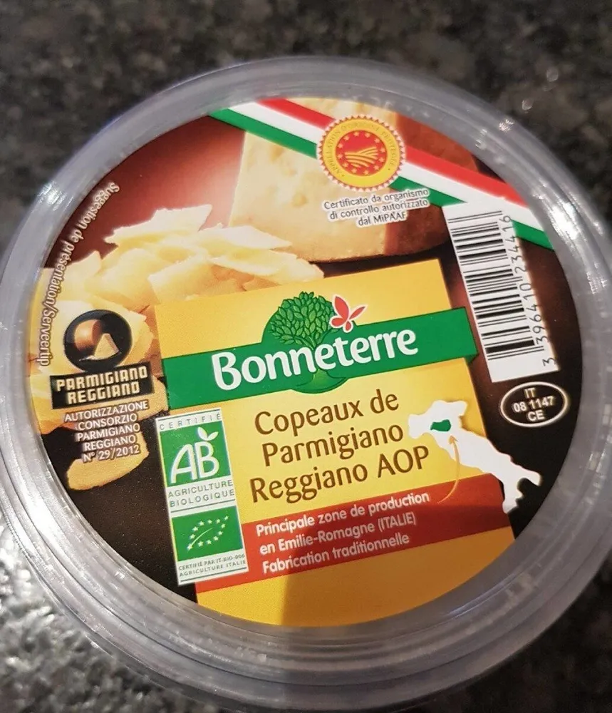Copeaux de Parmigiano Reggiano AOP