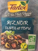 Riz noir, olives et tofu