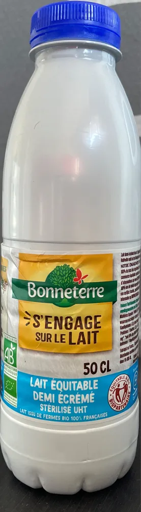 Lait demi écremé