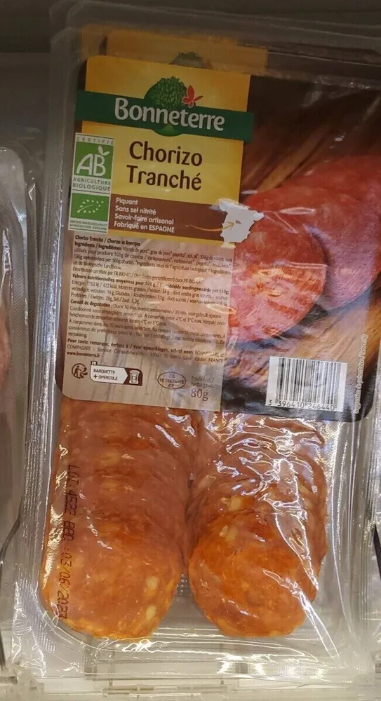 Chorizo tranche