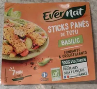 Sticks panés de tofu basilic